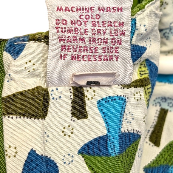 Gymboree VTG Green Corduroy Pinafore Dress 12-18 Mos Mouse Hide & Seek Pocket - Picture 8 of 8